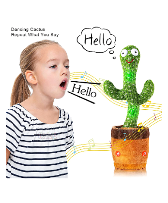 Dancing & Talking cactus with 120 music (Free Delivery)